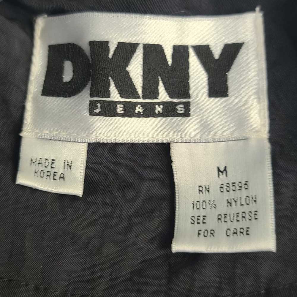 DKNY Long Nylon Coat VTG Jacket 90s Streetwear Me… - image 2