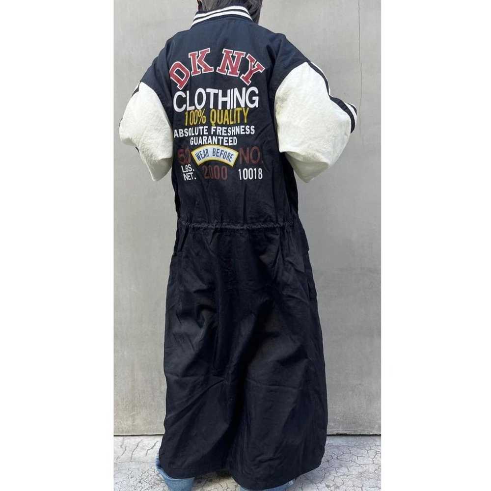 DKNY Long Nylon Coat VTG Jacket 90s Streetwear Me… - image 5