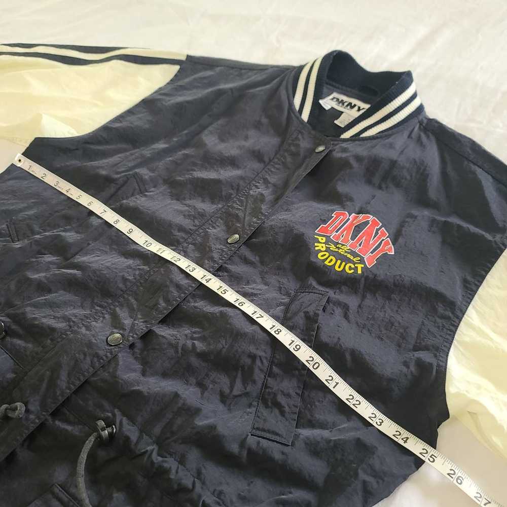 DKNY Long Nylon Coat VTG Jacket 90s Streetwear Me… - image 8
