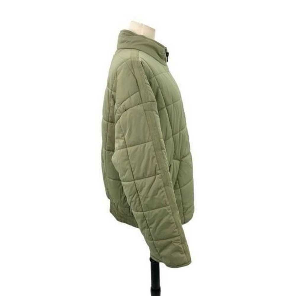 Avec Les Filles Green Square Quilted Full Zip Jac… - image 4