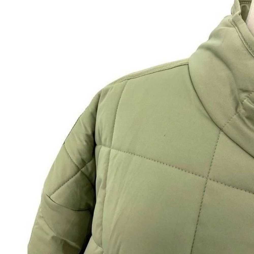Avec Les Filles Green Square Quilted Full Zip Jac… - image 7
