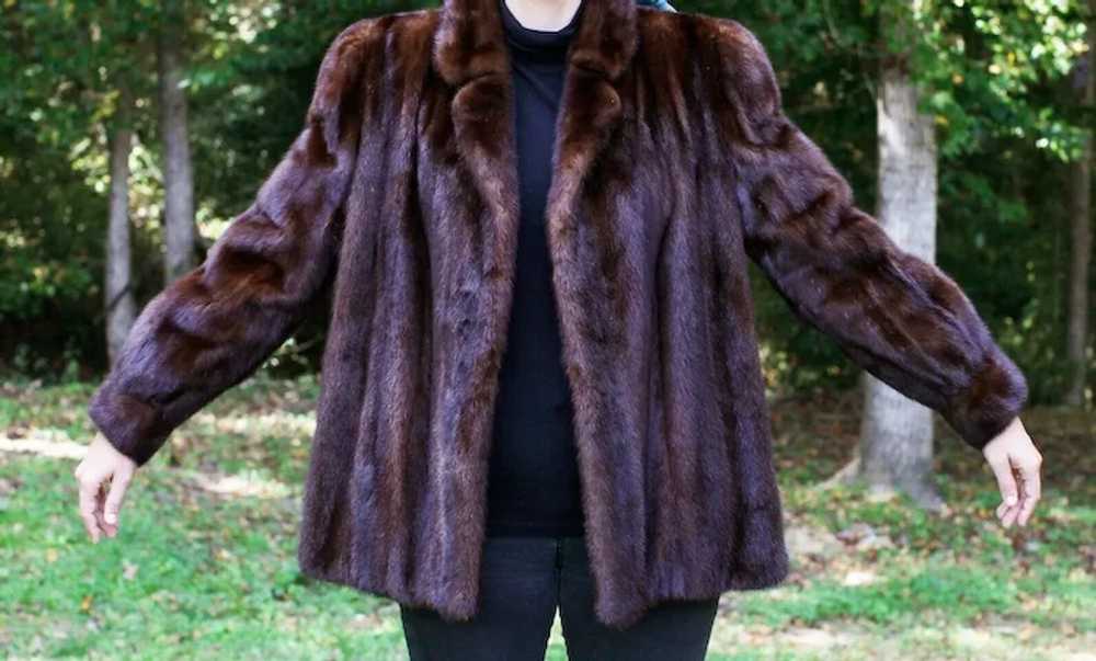 Giorgio Sant' Angelo 1980s Dynasty Style Mink Fur… - image 4