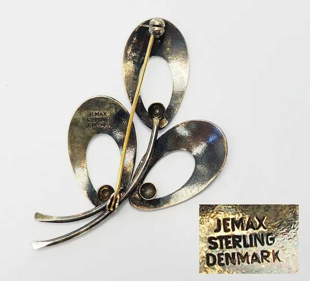 Jemax Denmark Scandinavian modern sterling silver… - image 3