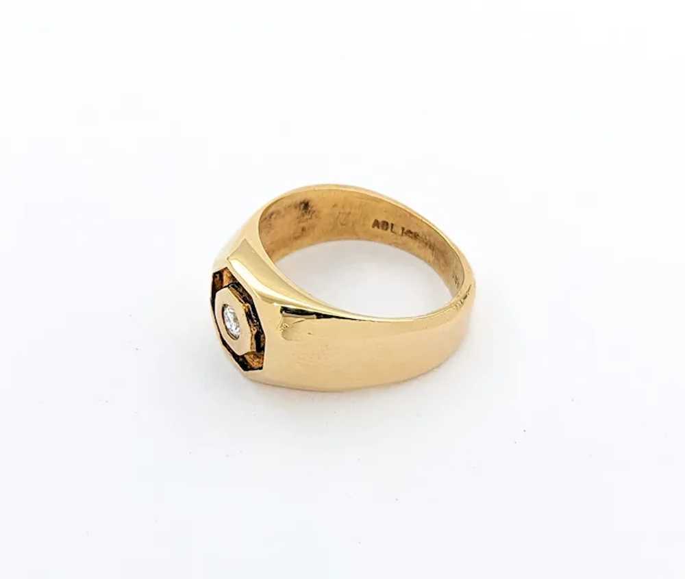 Diamond Ring In Yellow Gold - image 5