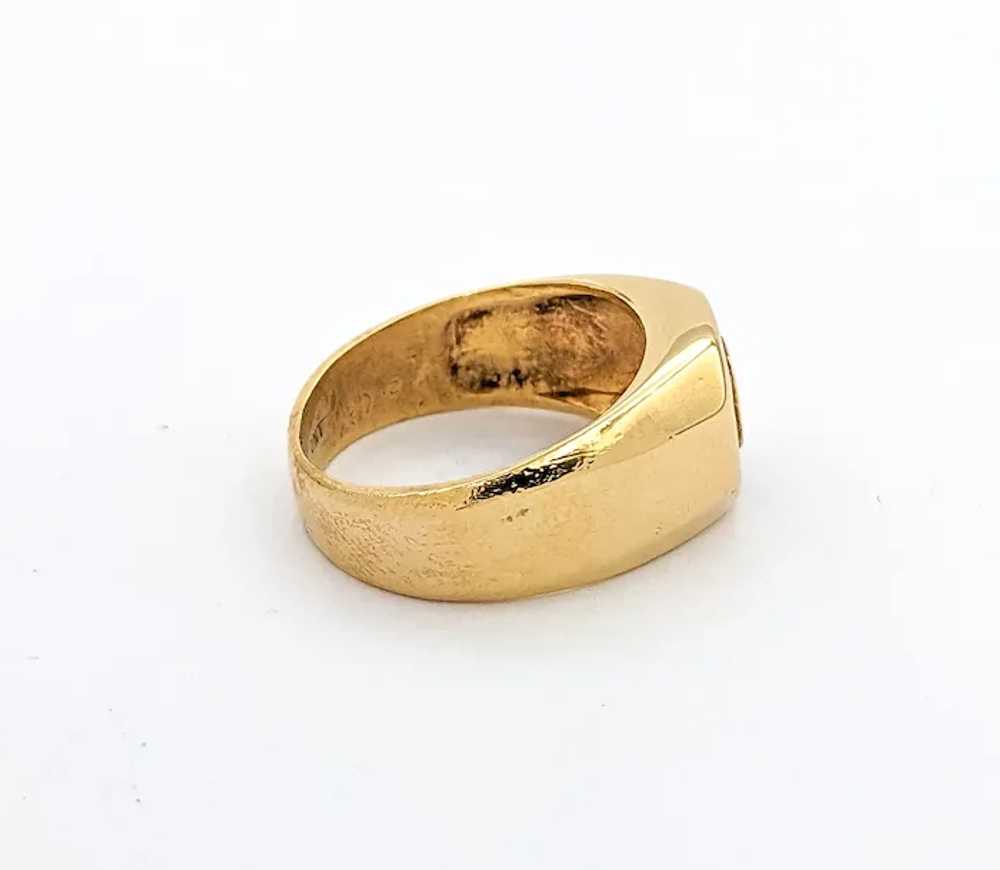 Diamond Ring In Yellow Gold - image 6