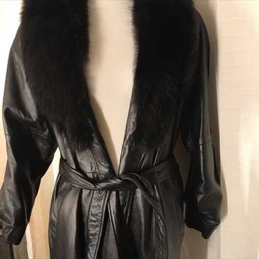 Leather Coat - image 1