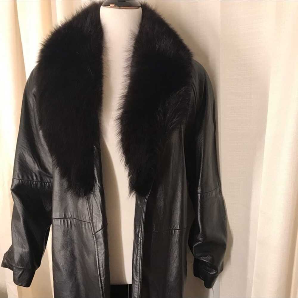 Leather Coat - image 7