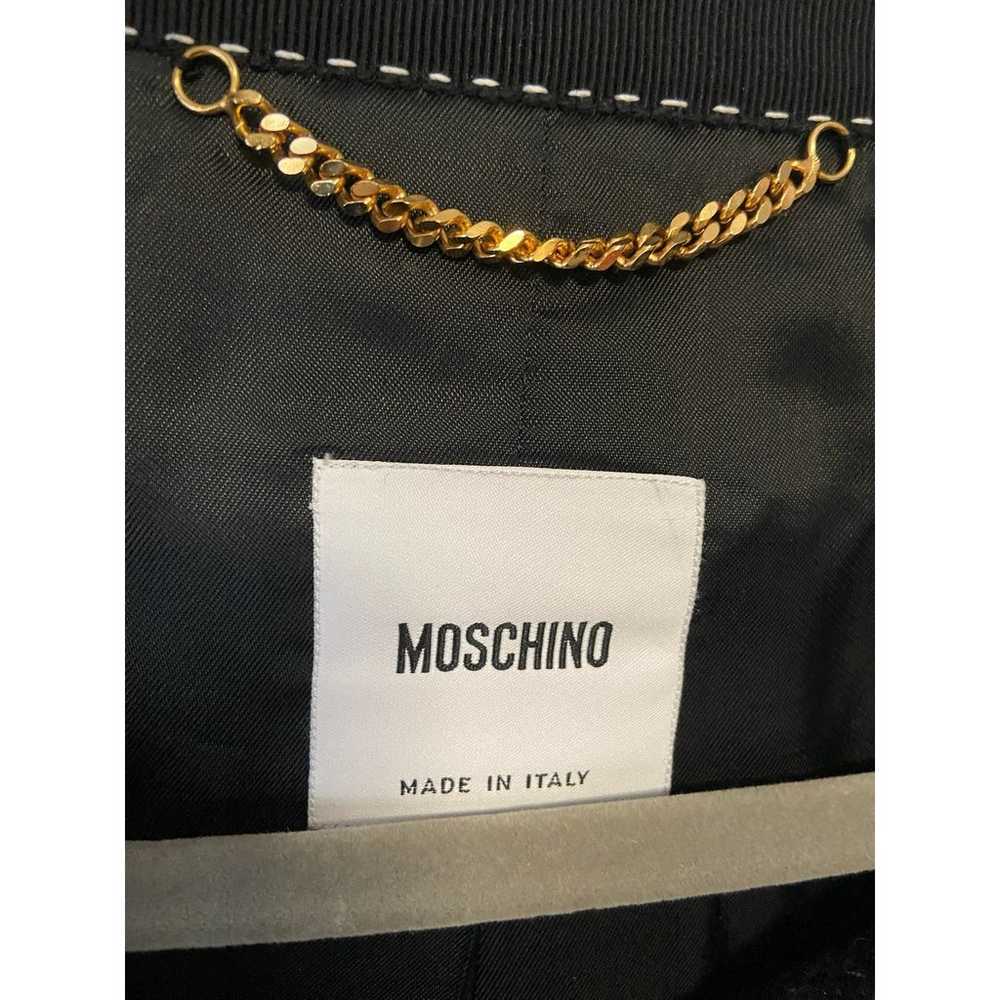 Moschino Aeffe Spa Tweed Wool Blend Jacket Snap F… - image 6