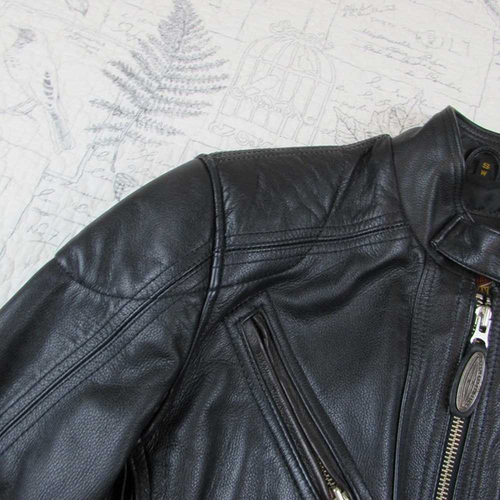 EUC Harley-Davidson Women's Black/Brown Leather M… - image 12