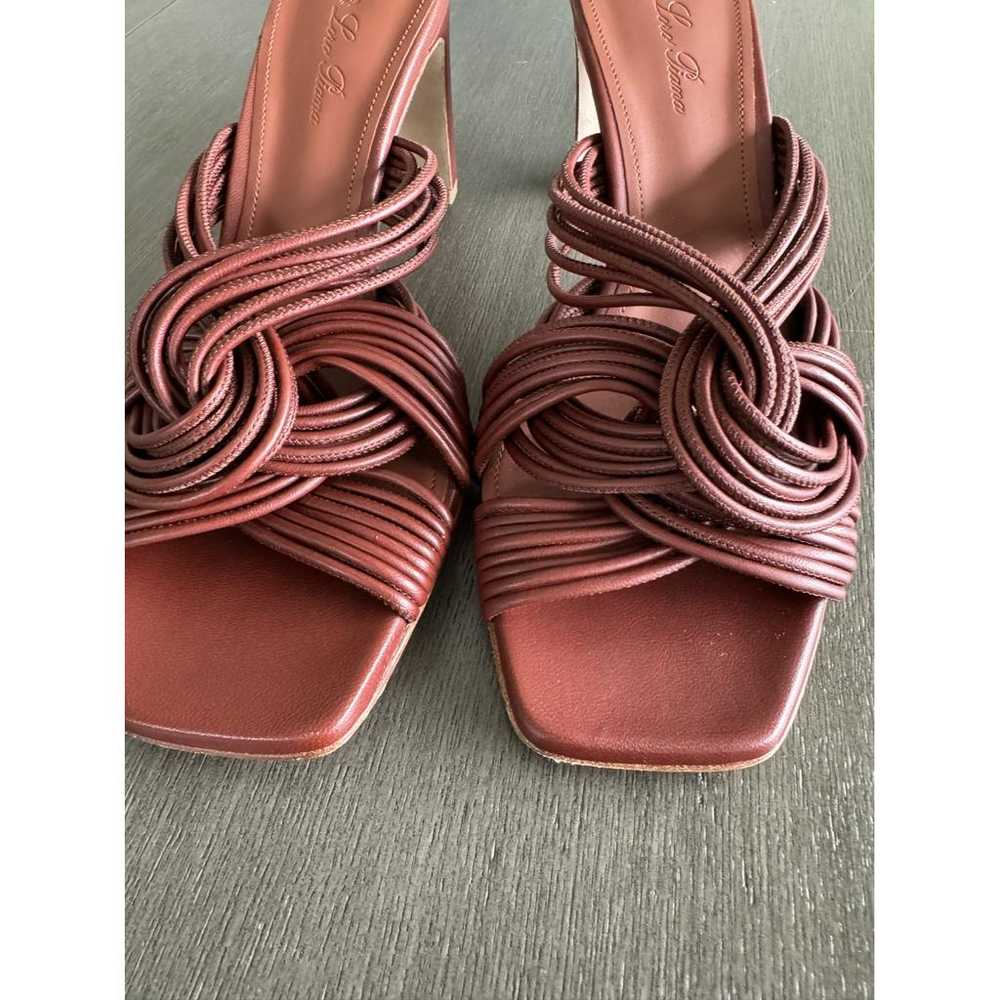 Loro Piana Leather sandal - image 2