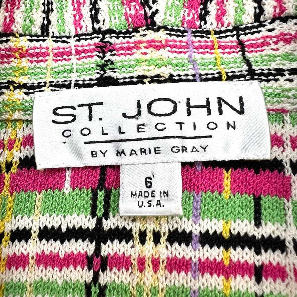 St. John Collection Blazer Santana Knit Button-Do… - image 8