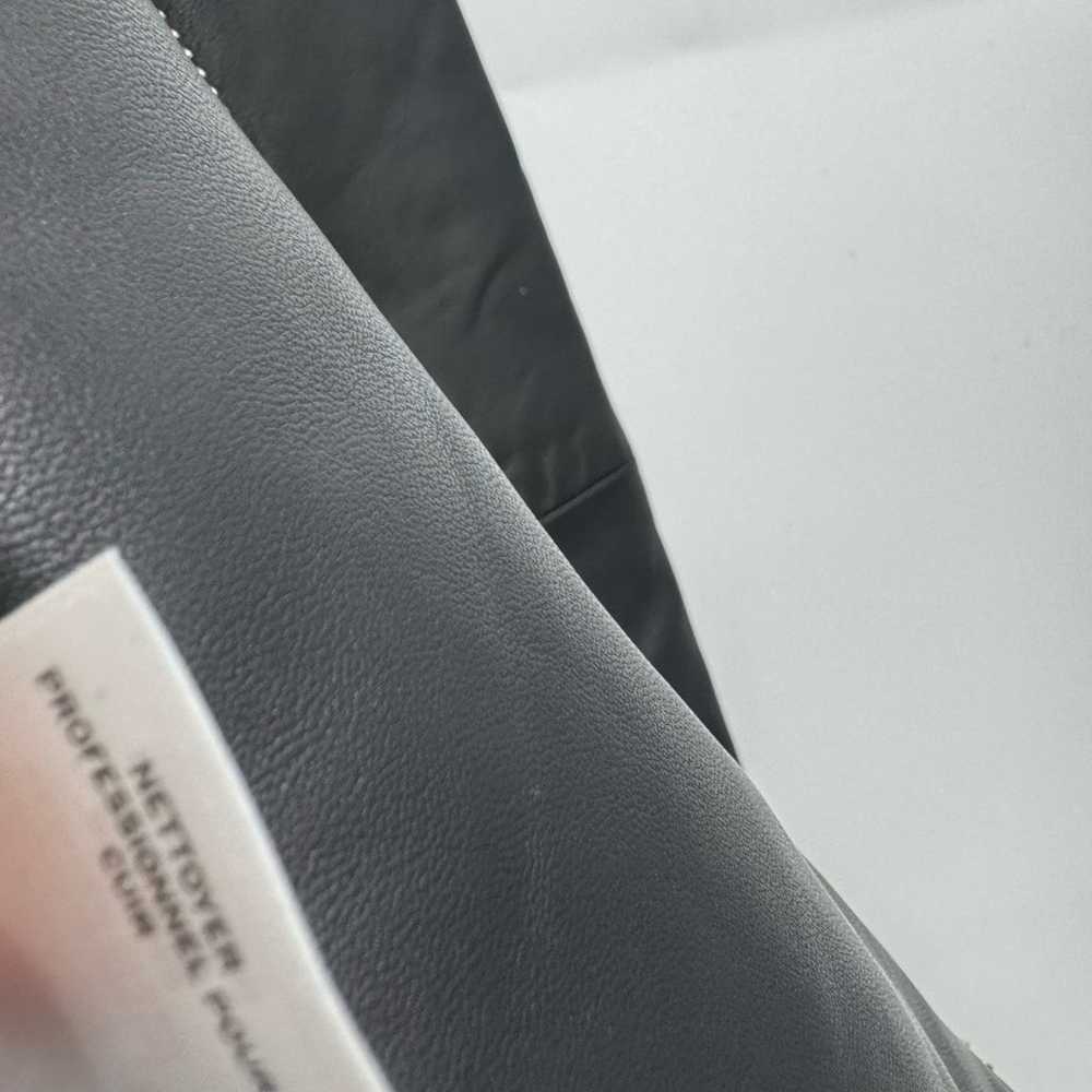 CHELSEA28  Black Genuine Leather Moto Jacket Size… - image 11