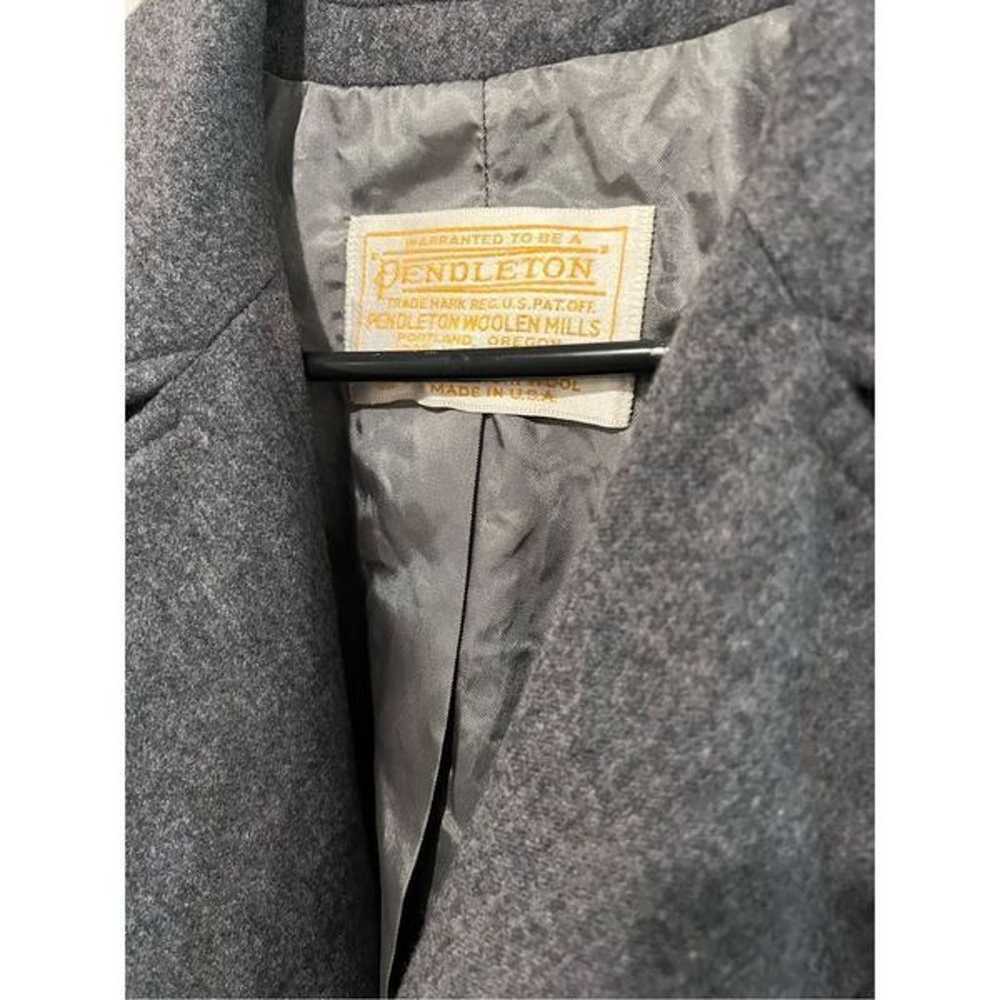 Pendleton 100% Virgin Wool Coat Size 10 - image 3