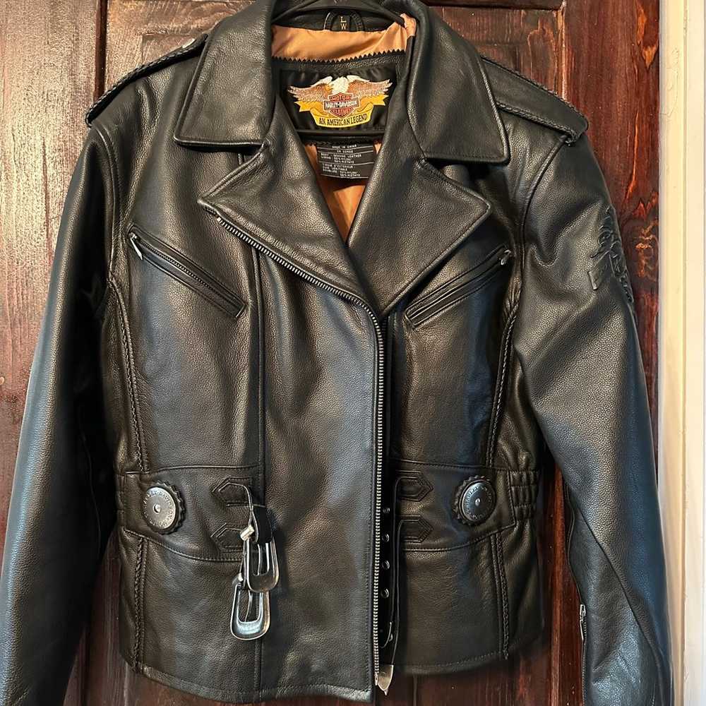 Woman’s Harley Davidson leather jacket - image 1