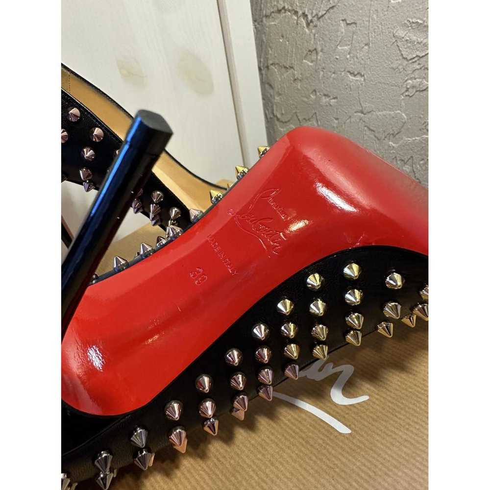 Christian Louboutin Follies Strass leather heels - image 3