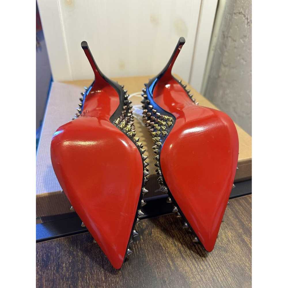 Christian Louboutin Follies Strass leather heels - image 5