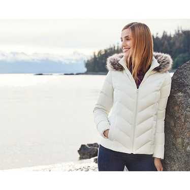 NWOT Lands' End Women's Down Winter Jacket with F… - image 1