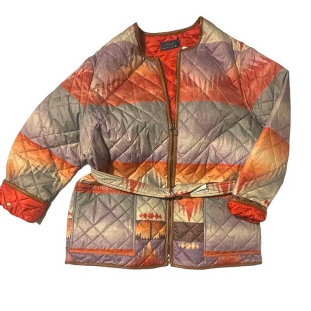 Polo Ralph Lauren Pendleton Quilted Jacket Aztec … - image 2