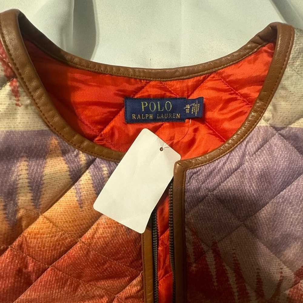 Polo Ralph Lauren Pendleton Quilted Jacket Aztec … - image 8
