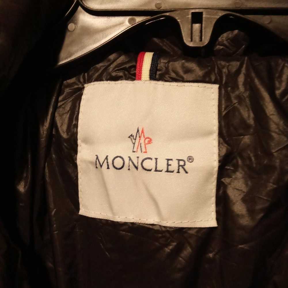 Moncler Black Down Quilted Ruffle Peplum Coat Jac… - image 3