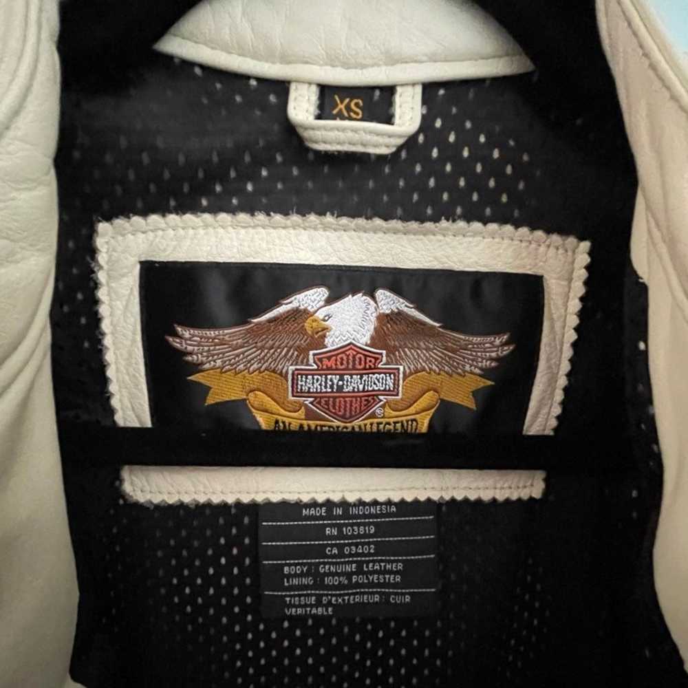 VINTAGE Harley Davidson Motorcycle Jacket - image 5
