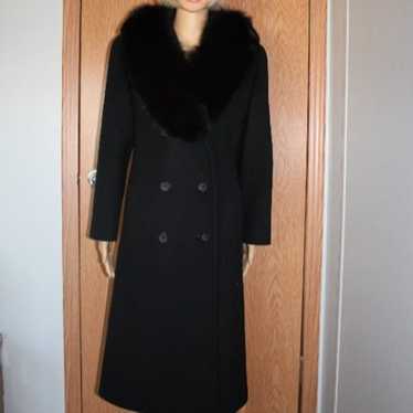 #445 Wool/fox fur coat
