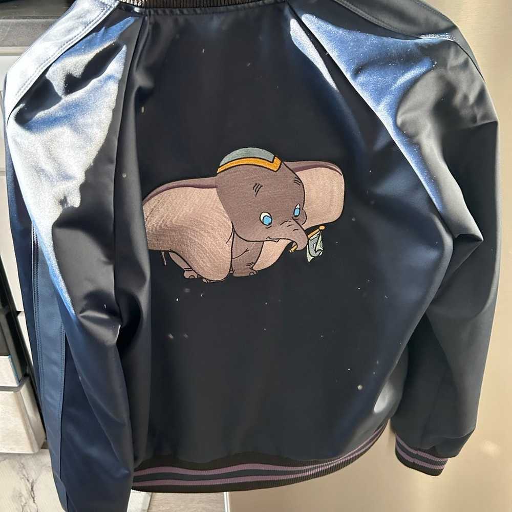 Coach Disney Dumbo Varsity Style Satin Jacket - s… - image 1
