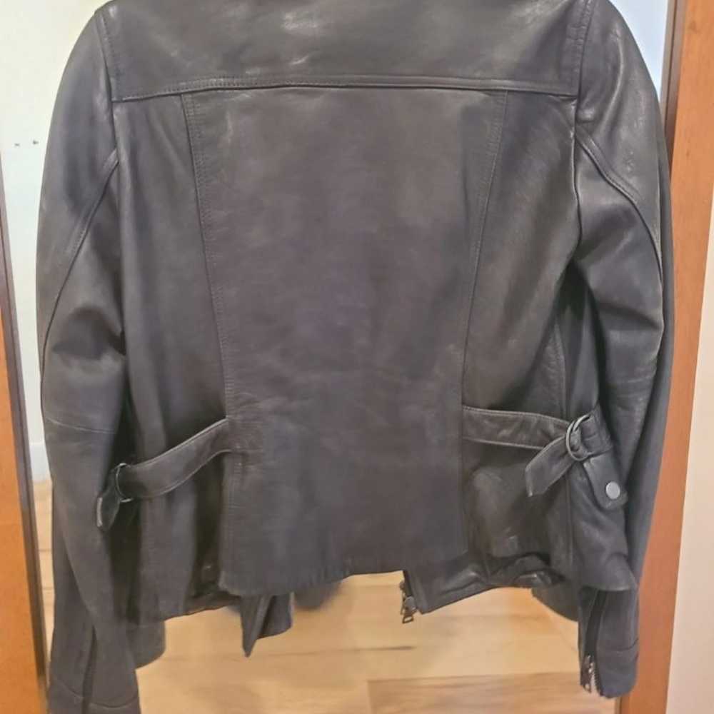 Banana Republic Genuine Leather moto jacket - image 3