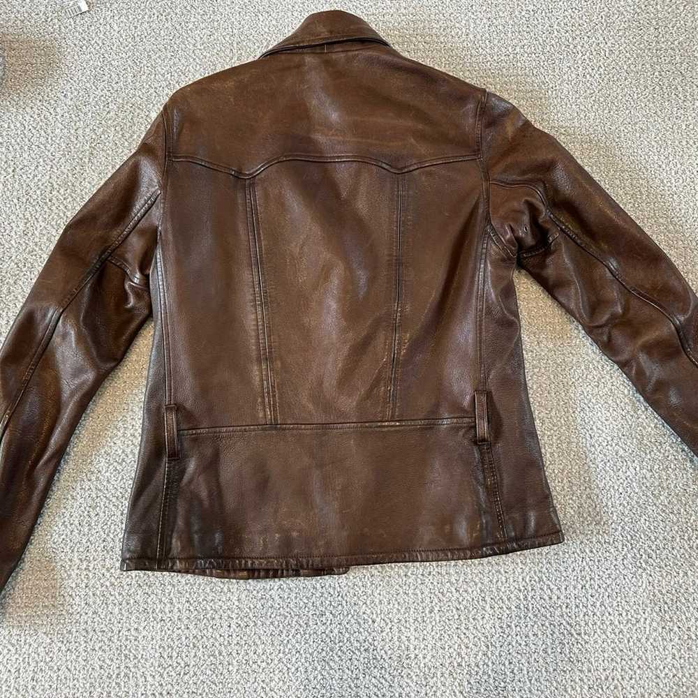 Ralph Lauren 100% genuine Leather Jacket with belt - image 4