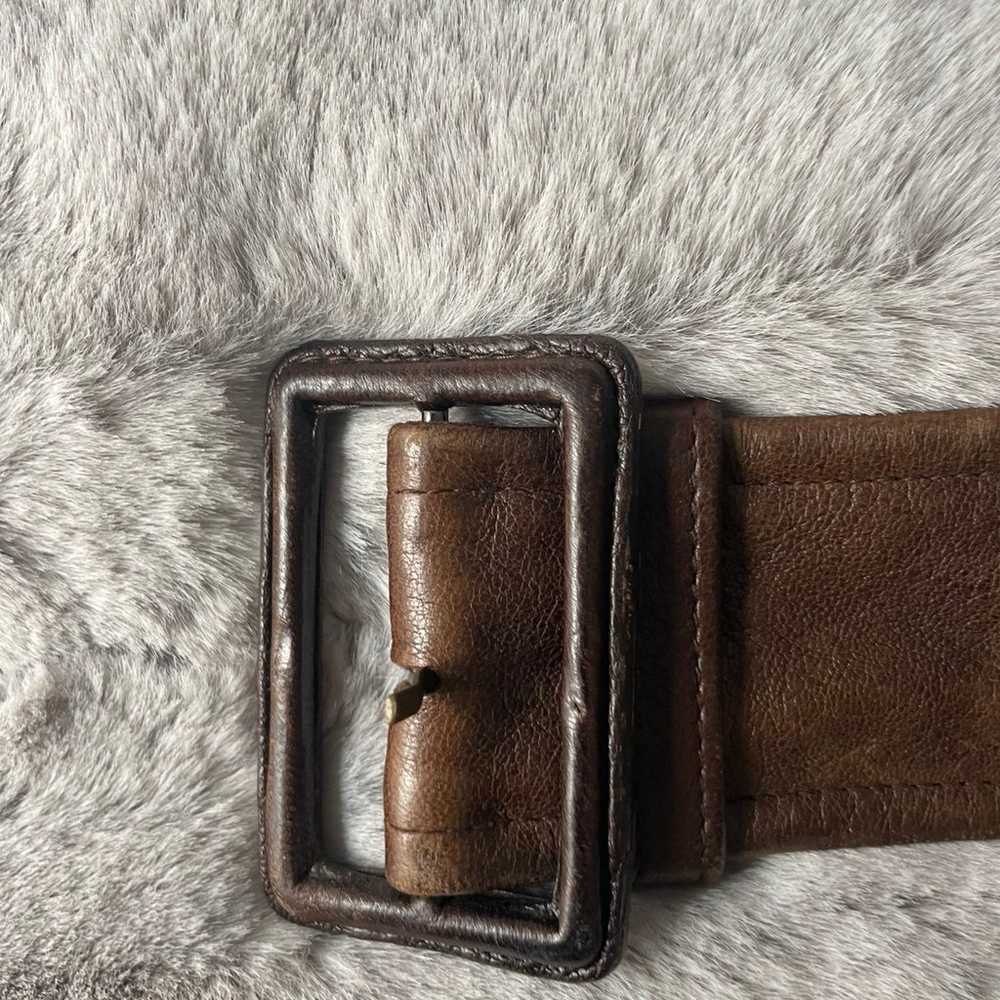 Ralph Lauren 100% genuine Leather Jacket with belt - image 6