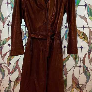 Maxima Wilsons Leather Trench Coat