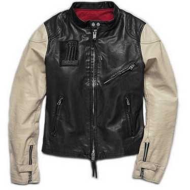 Harley Davidson LG Black Label Pushrod Leather Jac