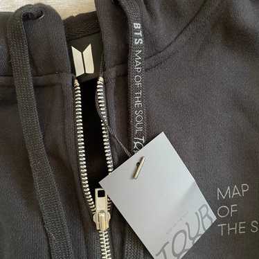 BTS MOTS Tour Zip-Up Hoody (Black) - image 1