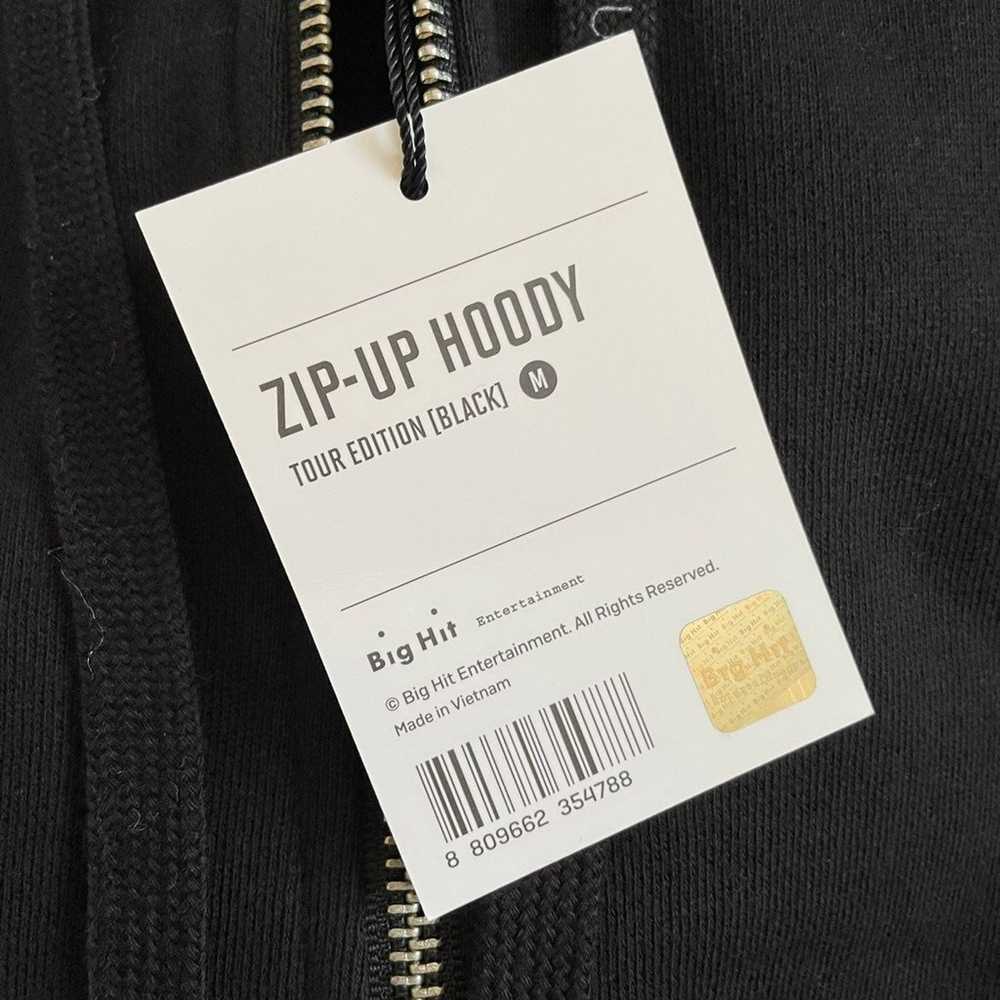 BTS MOTS Tour Zip-Up Hoody (Black) - image 4