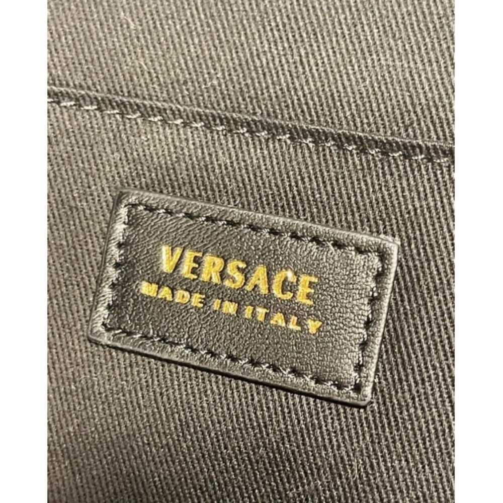 Versace La Medusa cloth clutch bag - image 9