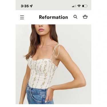 Reformation sleeveless top