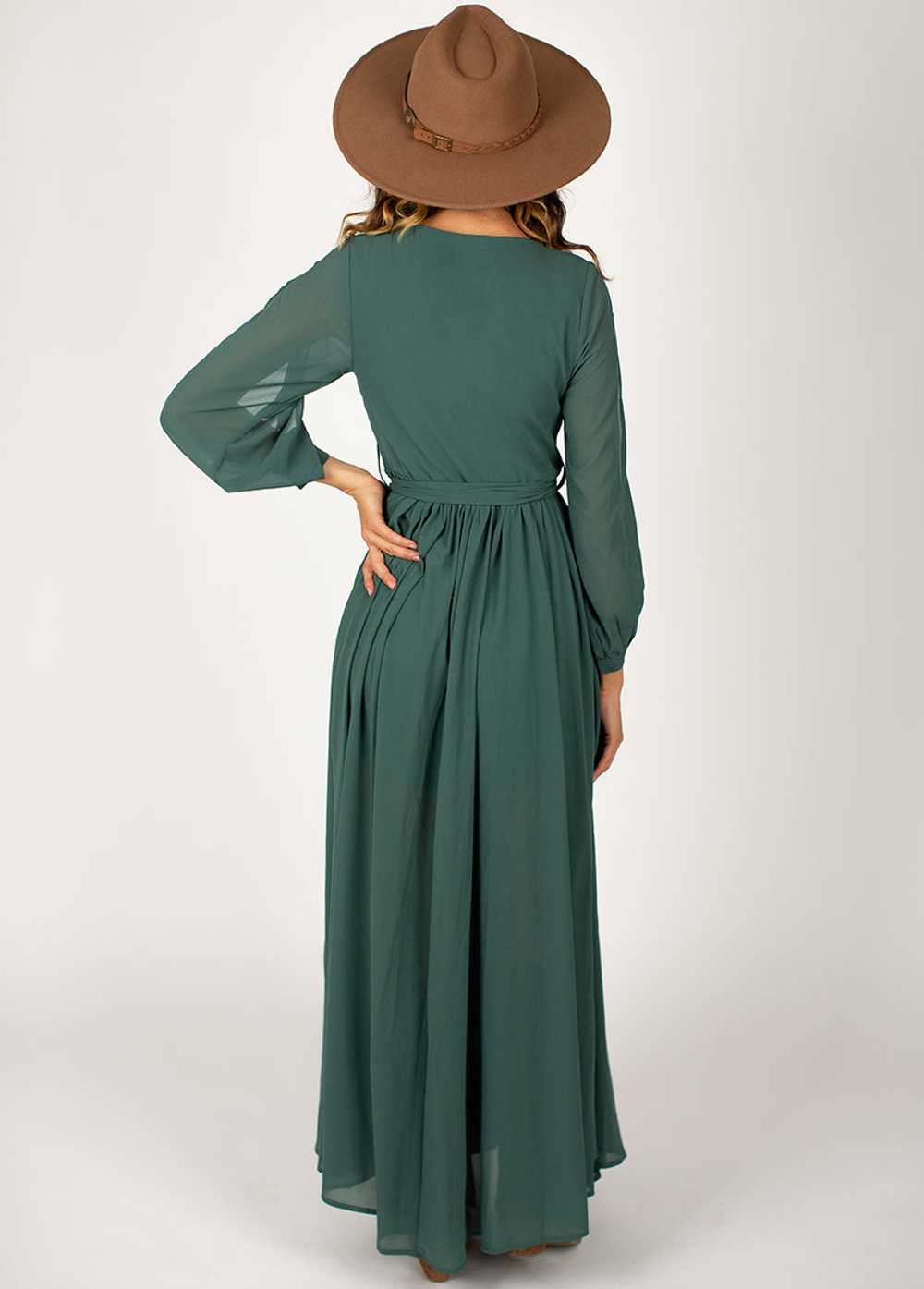 Joyfolie Aniya Dress in Deep Teal - image 5