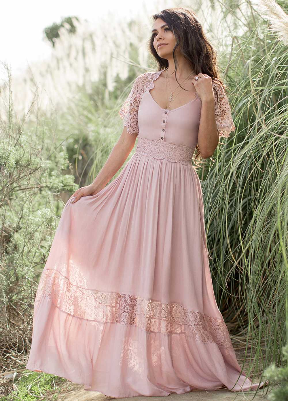 Joyfolie Anna Dress in Lilac - image 3