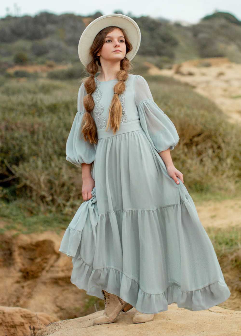 Joyfolie Ellen Dress in Sea Mist - image 5