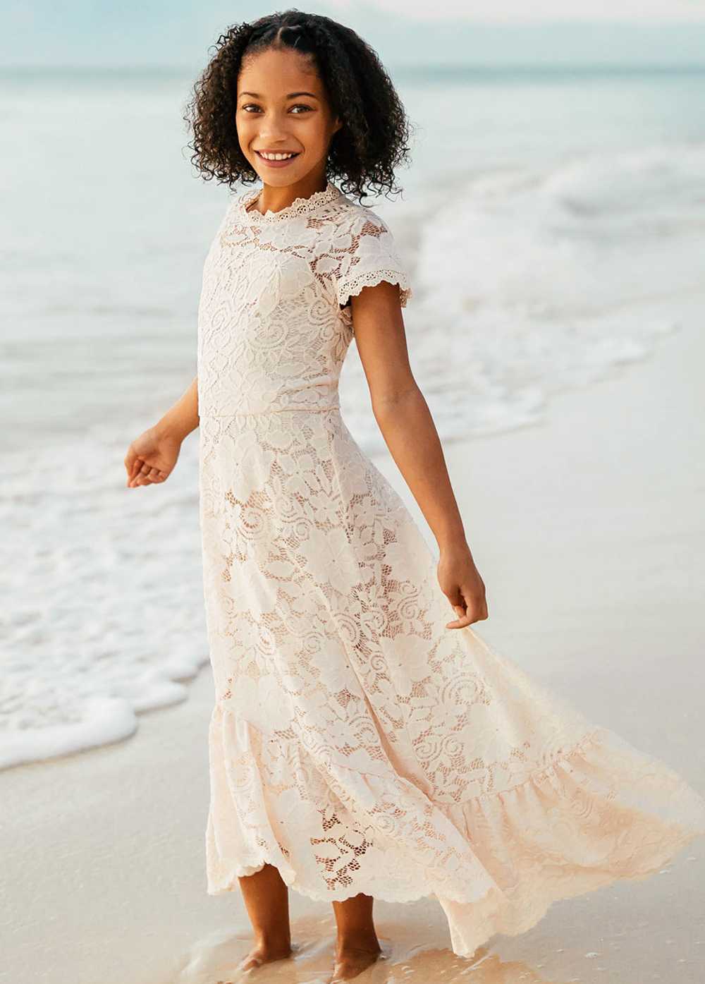 Joyfolie Esperanzie Dress in Shell - image 2