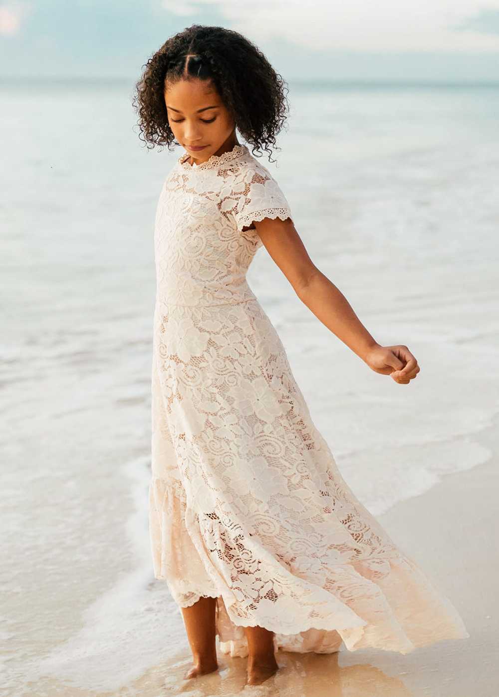 Joyfolie Esperanzie Dress in Shell - image 3