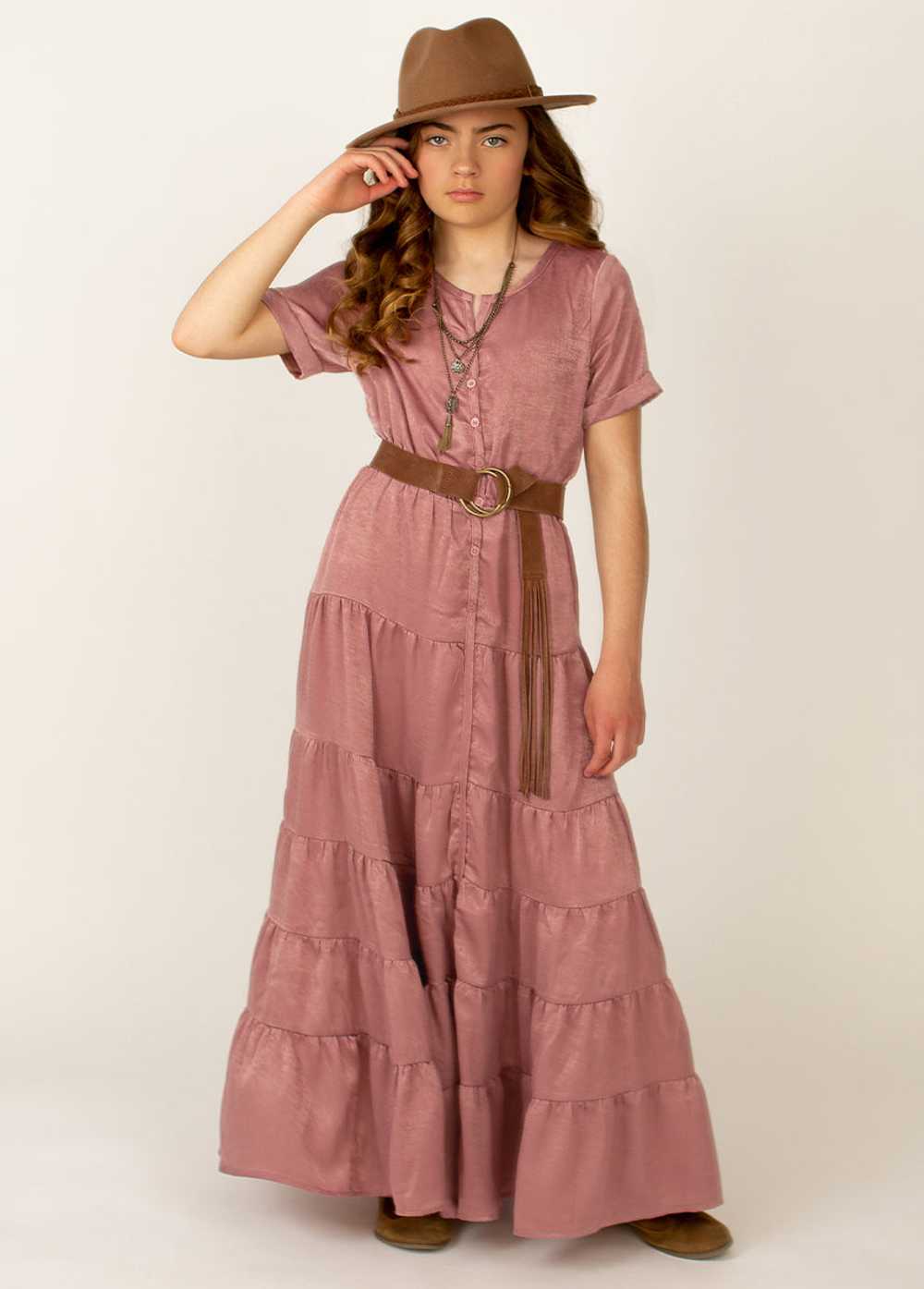 Joyfolie Kassonette Dress in Mauve - image 5