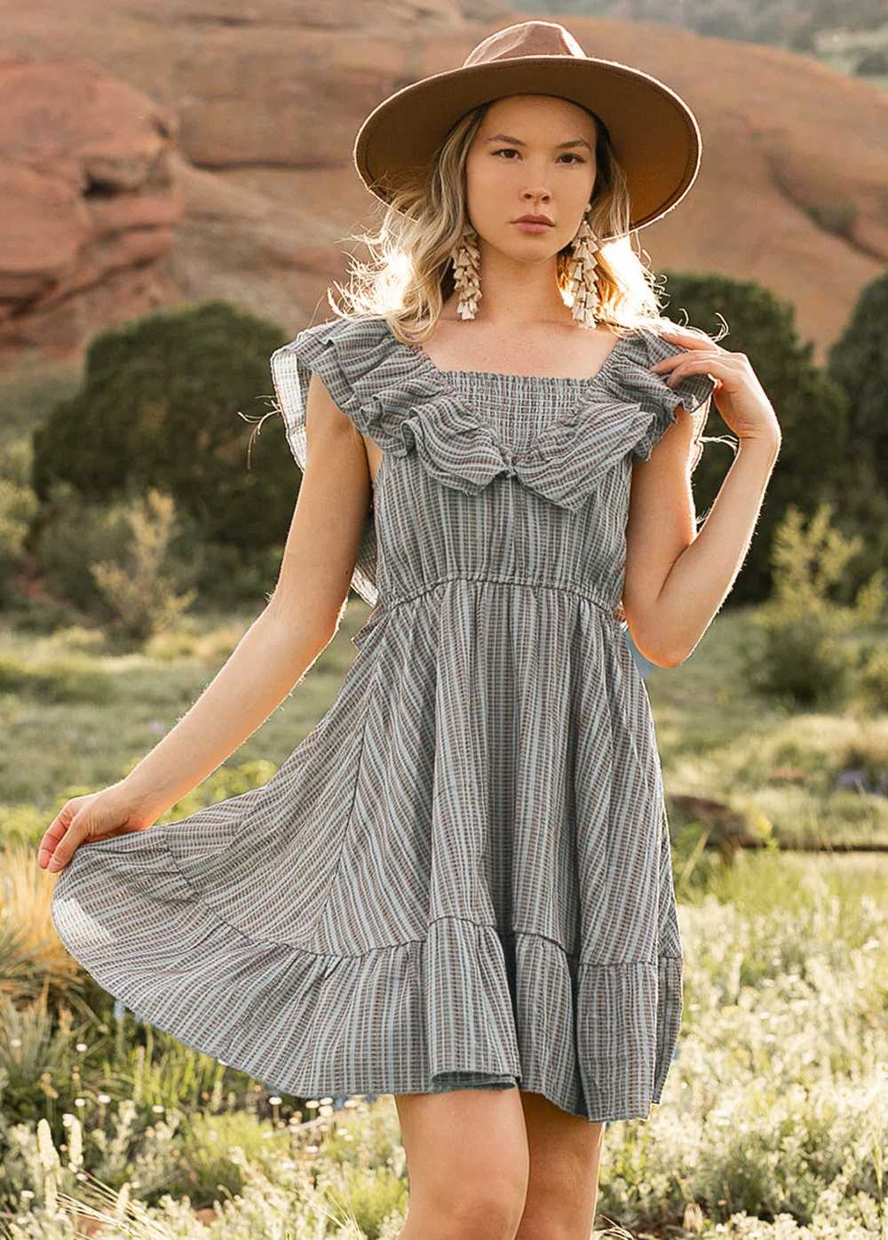 Joyfolie Maude Dress in Pebble Beach - image 1