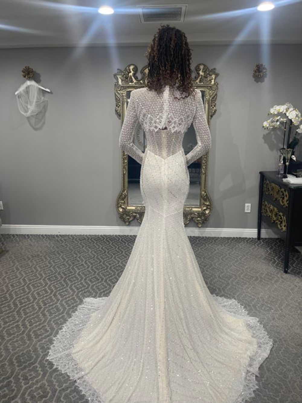 Galia Lahav Tokyo Fitted mermaid Couture Gown - image 12