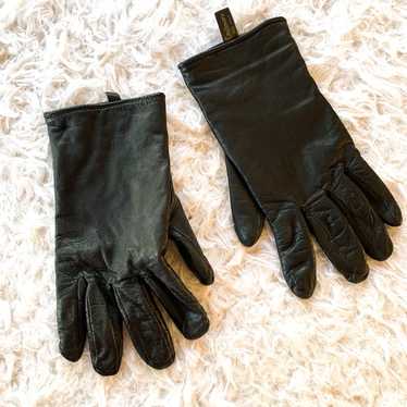 Vintage Leather and Cashmere Gloves