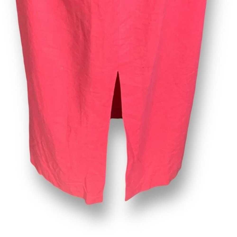 Vintage Virgo Dress Coral Pink Sleeveless Embroid… - image 5