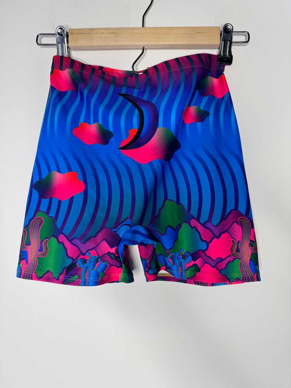 Freedom Rave Wear Mirage High Waisted Shorts - image 1