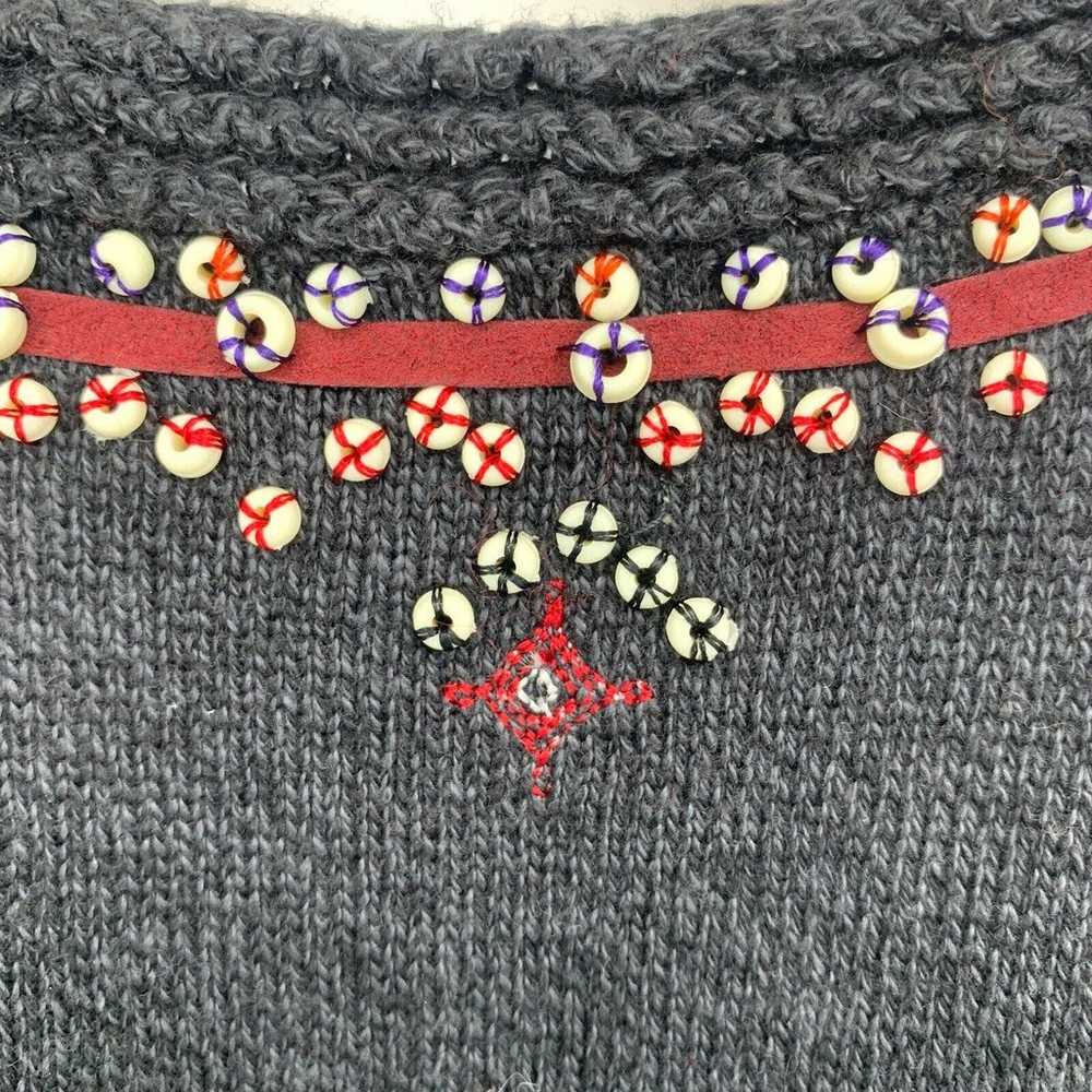 Vintage Sigrid Olsen silk wool blend sweater vest… - image 6