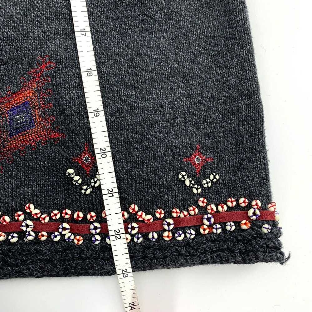 Vintage Sigrid Olsen silk wool blend sweater vest… - image 8