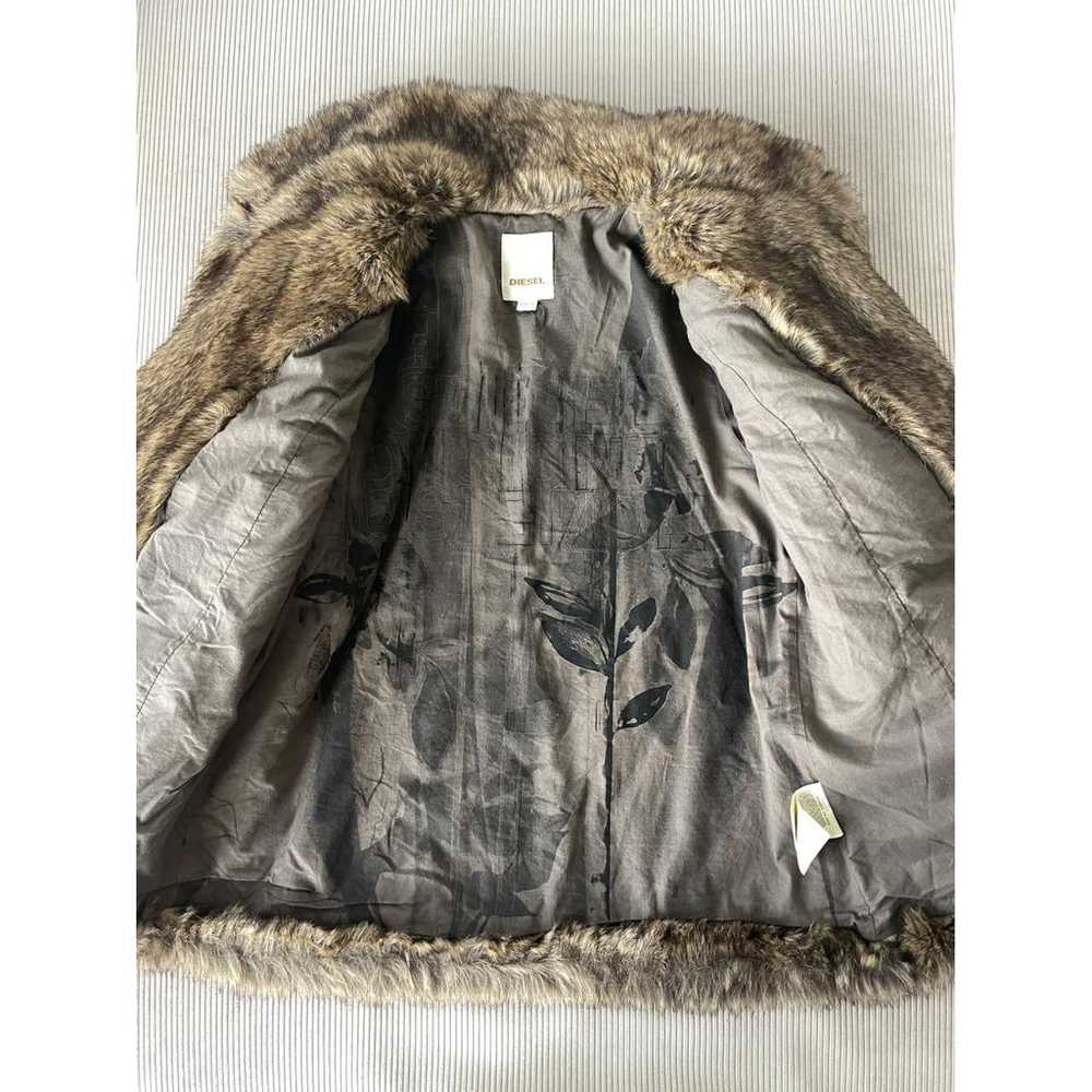 Diesel Faux fur jacket - image 5